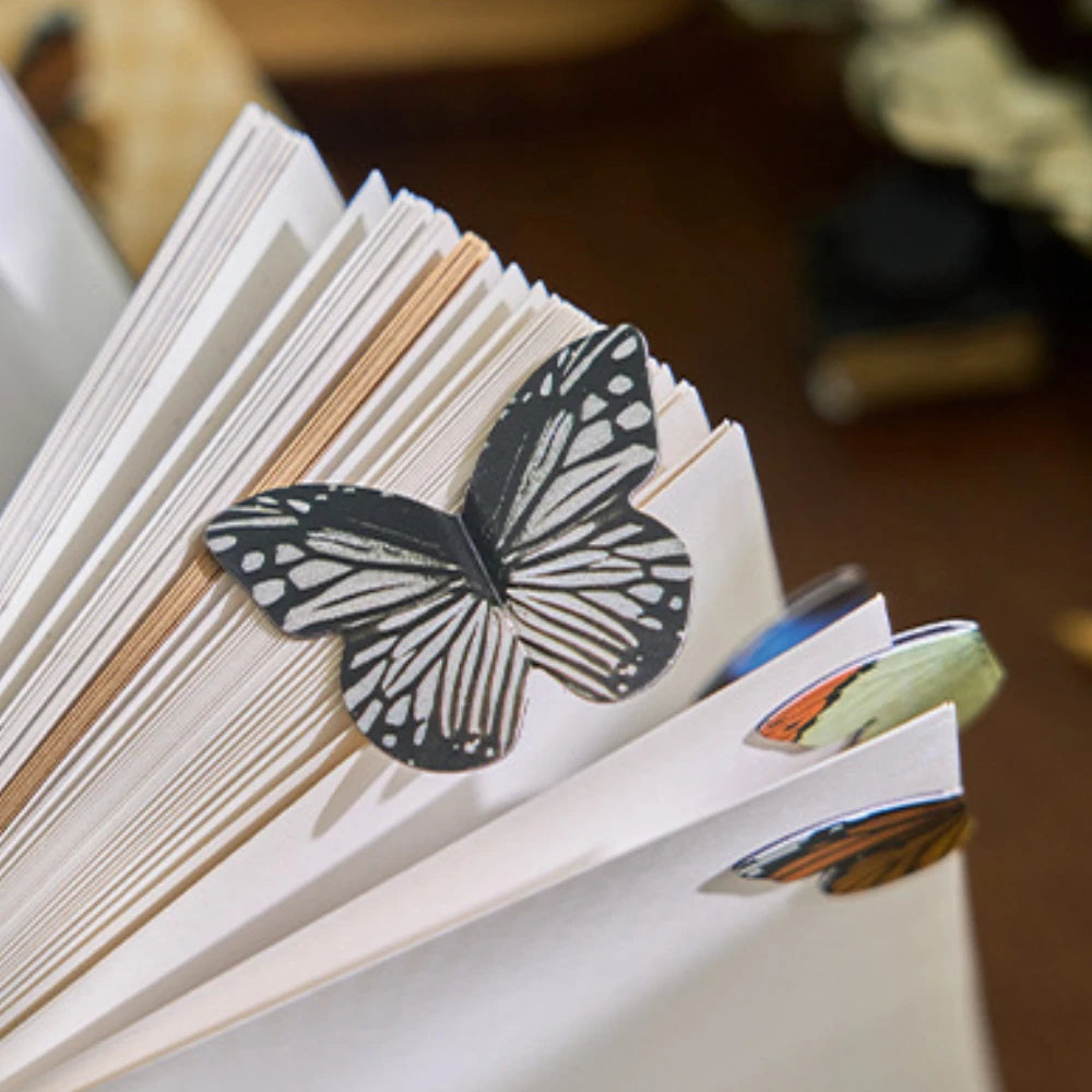 Set of 4 Butterfly Bookmarks Magnetic Page Holder