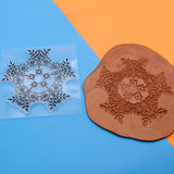 9cm Mandala Pottery Polymer Clay Texture Sheets Embossing Stamp