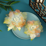 Silk Peony Hair Clip 1/2pcs Flower Hairpins Handmade Bridal Hair Accessories