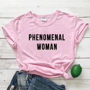 PHENOMENAL WOMAN Cotton T-Shirt