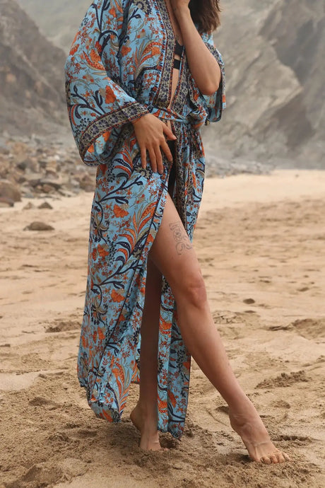 Charmy's Cover-up Long Kimono Robe