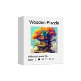 Treehouse Unique Shape Wooden Jigsaw Puzzles