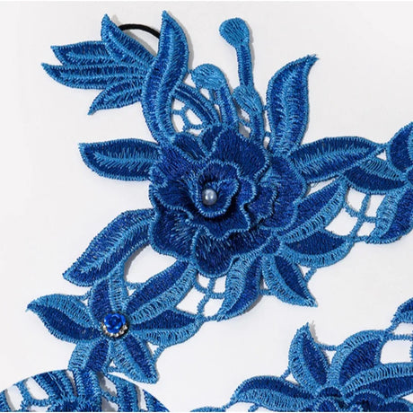 Flower Fairy Wrist Cuffs Embroidered Wristband Dance Accessories