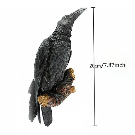 Quoth the Raven Resin Statue Halloween Decor