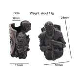 Vicissitudes Templar Knight Brass Crusader Armor Paracord Beads Lanyard Dreadlock Beard Bead
