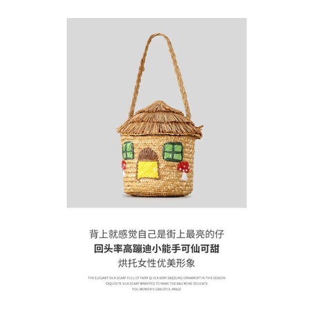 Handmade Paper Woven Cottage Handbags