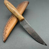 5 Inch Utility Knife With Cover 67 Layer Damascus Steel Blade Wood Handle Sharp Chef Paring Kitchen Knives Cooking Tools