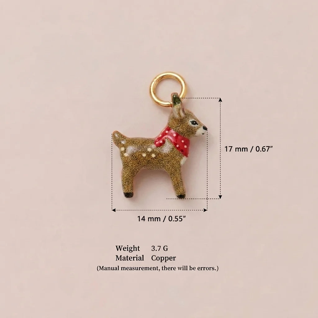Miniature Animal Friends Pendant Charms DIY Jewellery Making