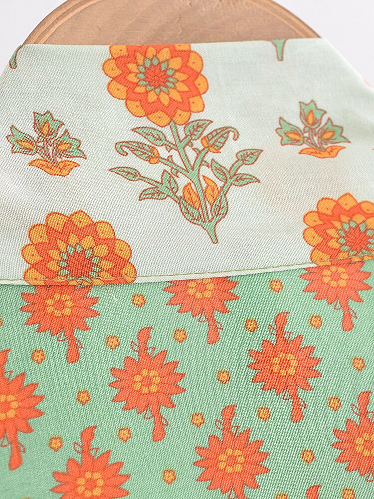 Marigold Boho Kimono Wrap Top