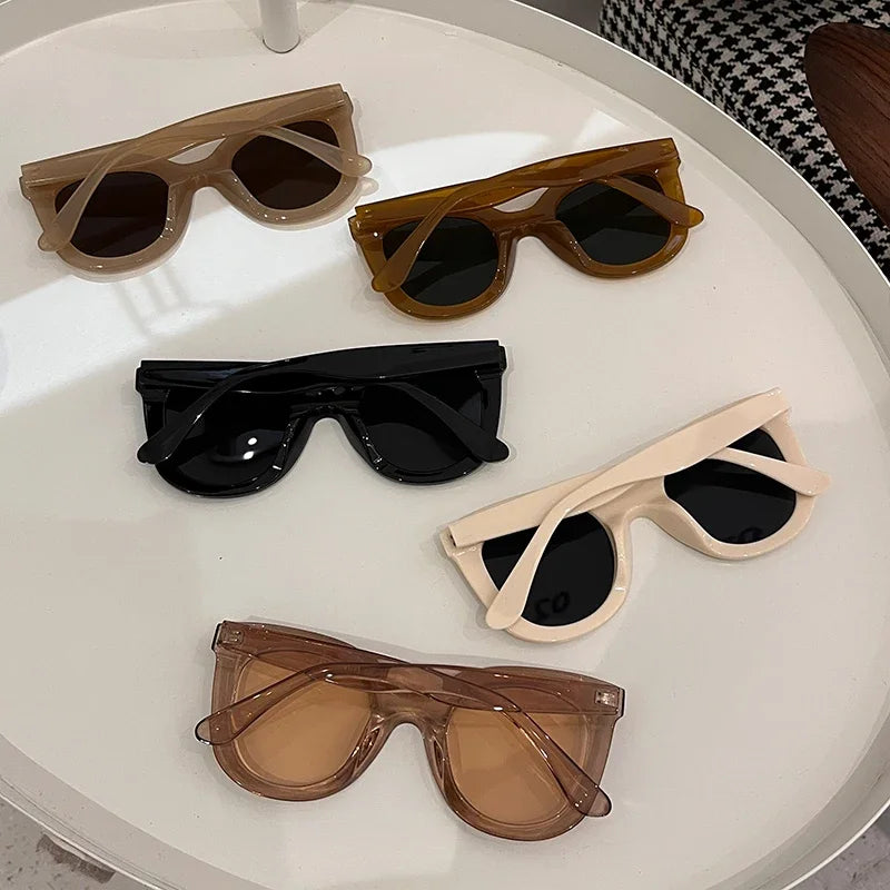 Butterscotch Oversized Sunglasses UV400