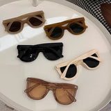 Butterscotch Oversized Sunglasses UV400