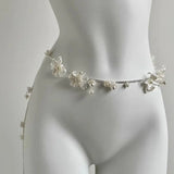 Multilayer Pearl Waist Chain Belt Body Jewellery