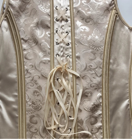 Men's Formal Boned Waistcoat Corset Vest Lace Up Burlesque Performance Stage Costume