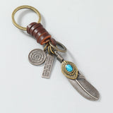 Feather Charms Key Rings