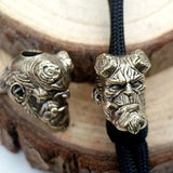 Hell Boy Brass Paracord Beads Lanyard Dreadlock Beard Bead