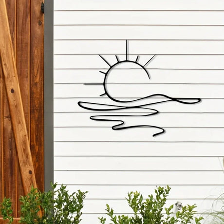 Sunrise Iron Wall Decor Metal Wall Art