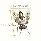 3D Insect Bee Brass Puzzle Steampunk Metal Model DIY Kit
