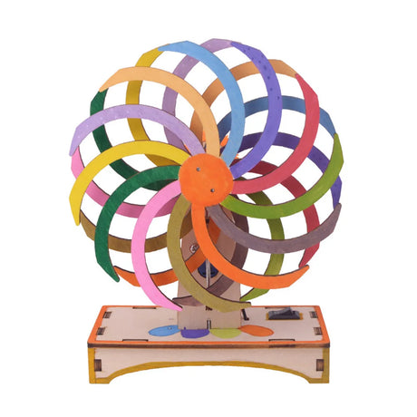 Magic Colour Wheel DIY Science Experiment Kit & Education Model Toy Physics Science Toys For Children