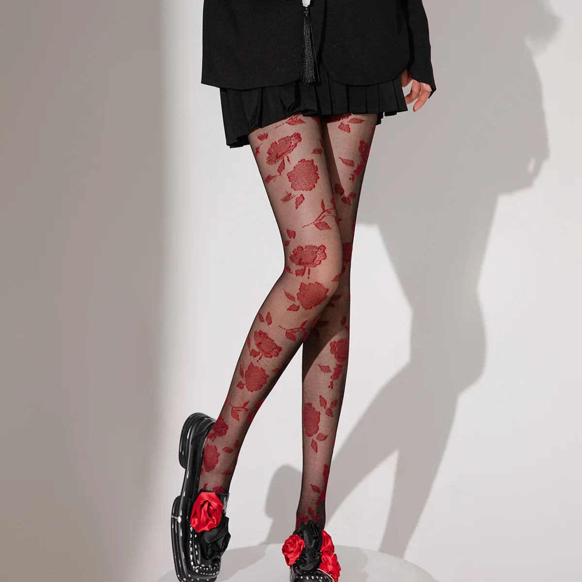 Vintage Rose Pantyhose