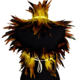 Feather Shoulder Epaulettes Festival Rave Wear