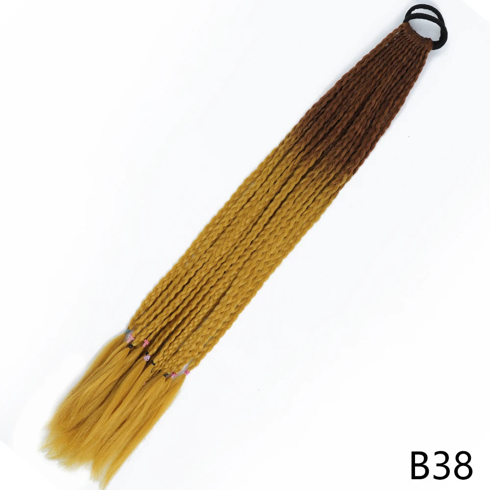Long Braided Ponytail Hair Extensions 60CM