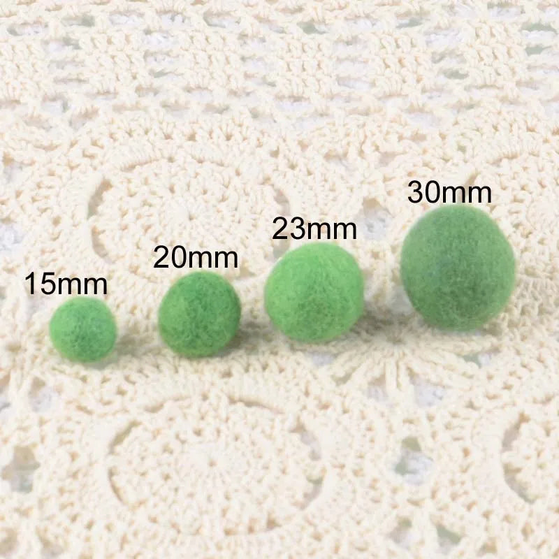 FIFTY 2cm Wool Felt Balls 100% Wool DIY Handmade Craft Supplies
