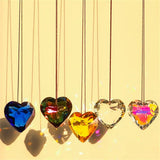 45mm Hanging Heart Sun Catcher Prism Rainbow Maker