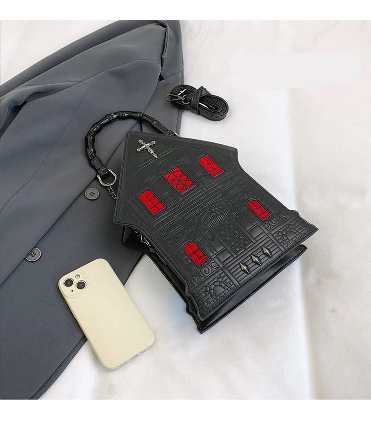 Haunted House Crossbody Bag