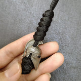 Warriror Helmets Paracord Beads Lanyard Dreadlock Beard Bead