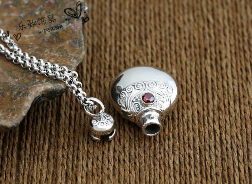 Perfume Bottle Mini Bottle Pendant Necklace