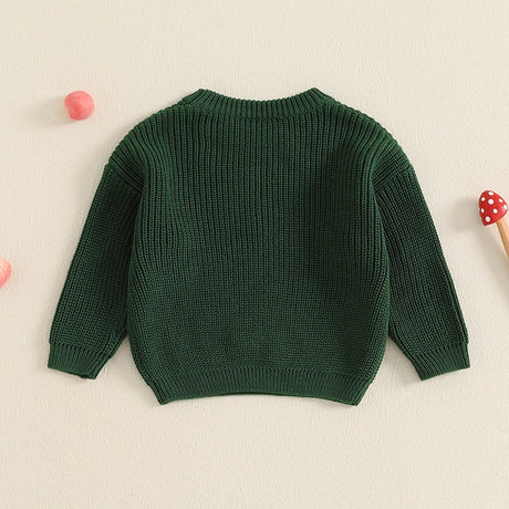 Childrens' Embroidered Mushroom Sweater