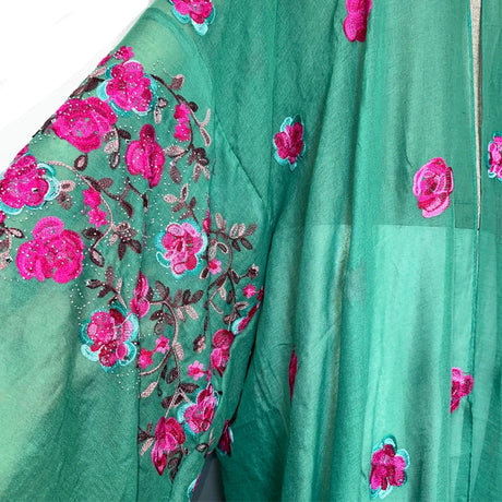 Rose's Embroidered Bohemian Cover Up Kimono