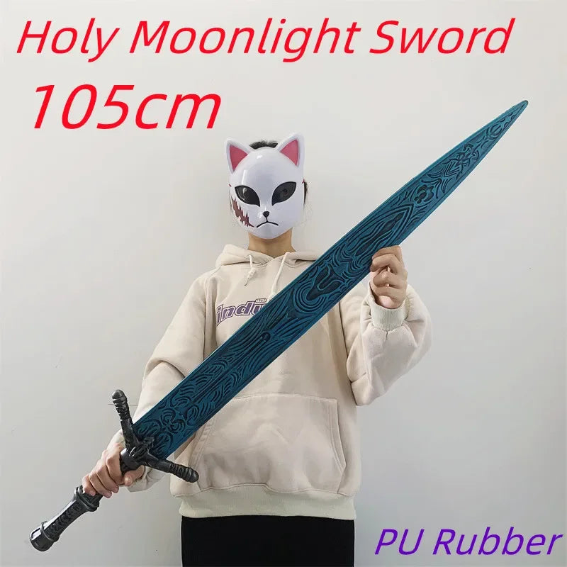 Holy Moonlight Rubber Prop Swords Cosplay Larp Costume