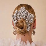 Starlette Flower Hair Clips Bridal Wedding Hair Jewellery