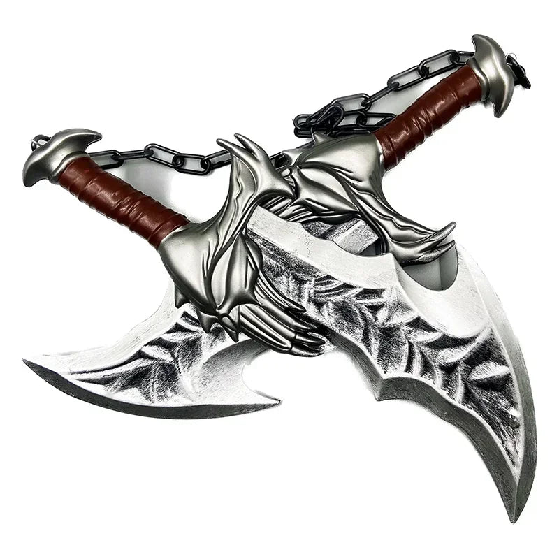 God of War Game Rubber Cosplay Props Guardian Shield Axes Blades Katana Sword