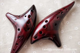 Zelda's Ocarina 12 Hole Ceramic Flute 12 Tones Alto C Ceramic Ocarina Musical Instrument with Song Book Neck String Neck Cord Carry Bag
