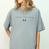 Violent Little Thing Xaden Fourth Wing T-Shirt Iron Flame Romantasy Cotton Tee