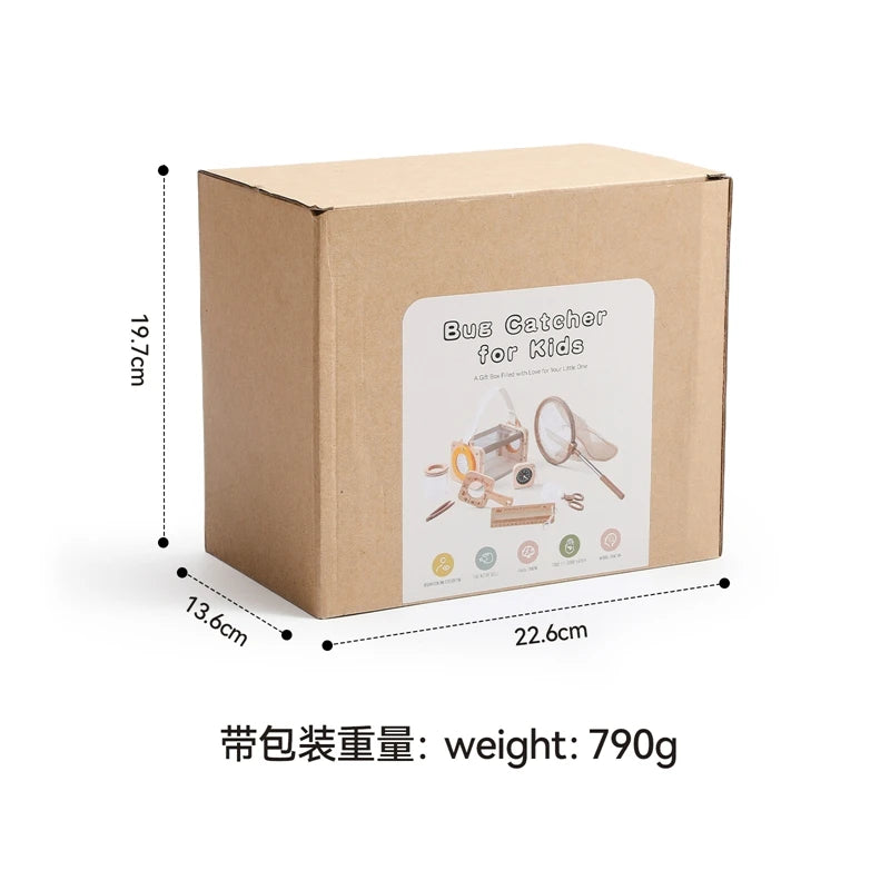 9PCS Outdoor Nature Exploration Kit Kids Insect Observation Box Bug Viewer Catcher Set Educational Toys