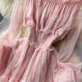 Cadenza's Cake Mesh Party Dress
