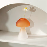 Mushroom Glass Vase Plant Hydroponic Terrarium Vase