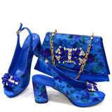 Spring Garden Party Shoes And Matching Bag Set