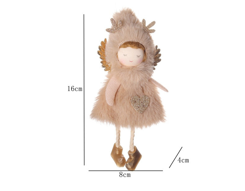 Christmas Angel Dolls Xmas Tree Ornament