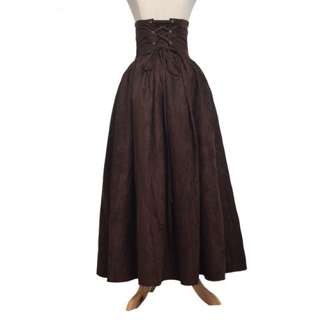 Renaissance Skirt Steampunk Victorian Empire High Waist