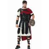 Ancient Roman Spartan Warrior Gladiator Cosplay Uniform for Women & Men