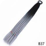 Long Braided Ponytail Hair Extensions 60CM