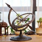 Antique Inspired Cast Iron The Sun And The Star Gauge Home Office Nautical Decor