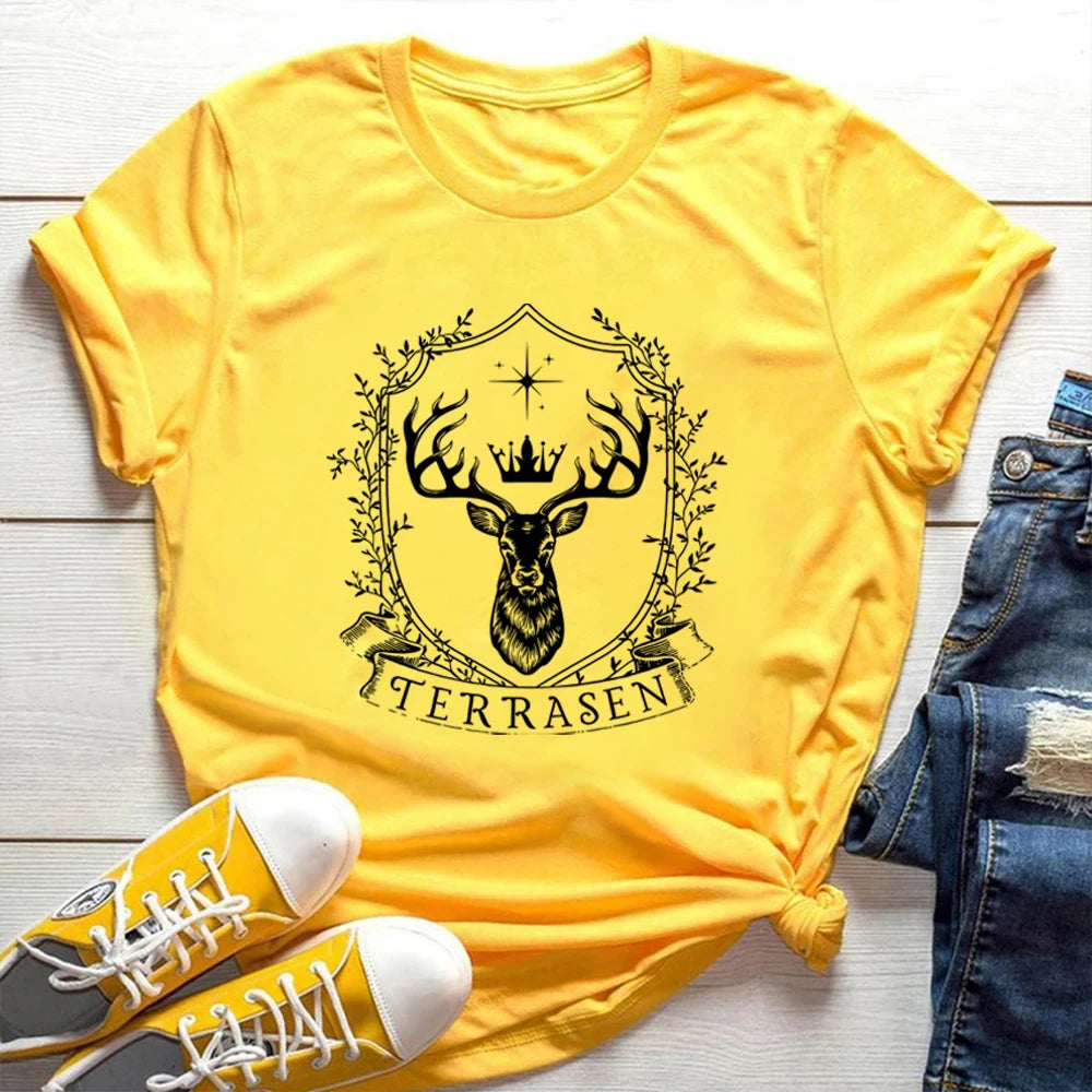 Terrasen T-Shirt Throne of Glass for the Book Lovers