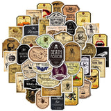 50pcs Halloween Magic Potion Bottle Labels Stickers