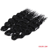 Ombre Rainbow 24 Inch Synthetic Hair Wave Braiding Hair Extensions