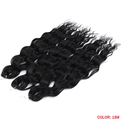 Ombre Rainbow 24 Inch Synthetic Hair Wave Braiding Hair Extensions